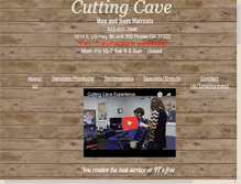 Tablet Screenshot of cuttingcave.com